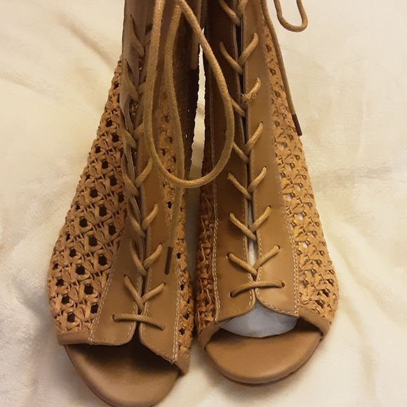 Cato weave open toe ankle bootie - Picture 5 of 7